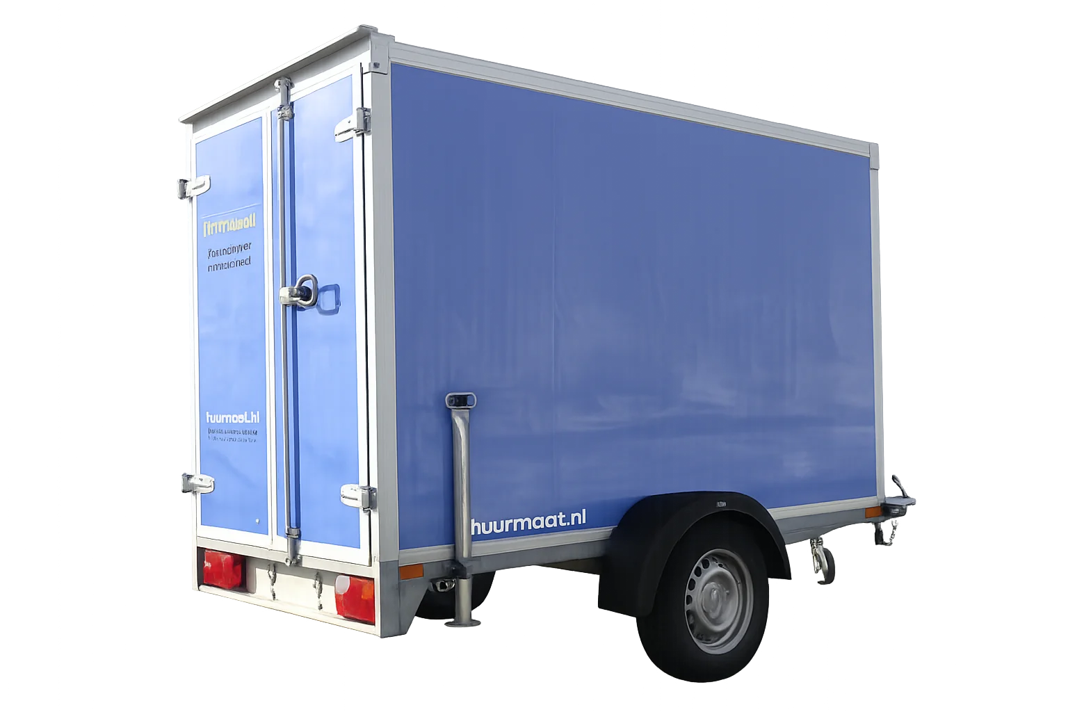 Aanhangwagen enkelasser gesloten, 750 kg extra beeld 2