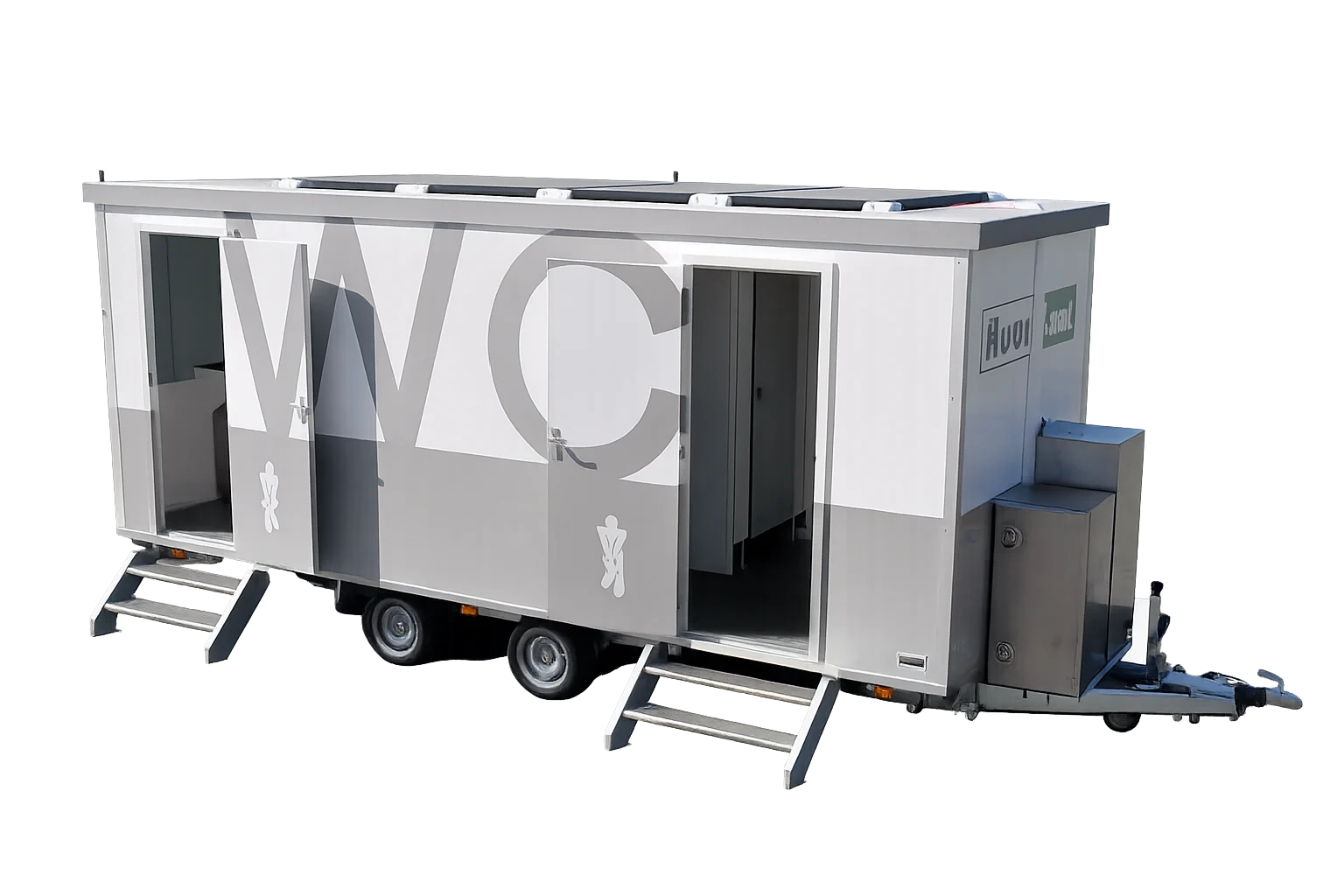Toiletwagen stand-alone 500 personen